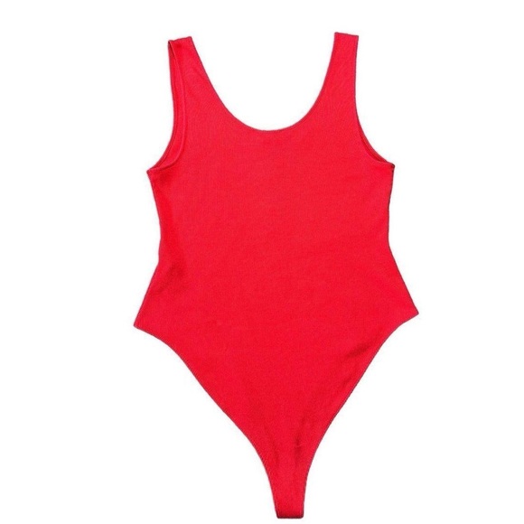 Forever 21+ Women's Red Bodysuit - Picture 2 of 3